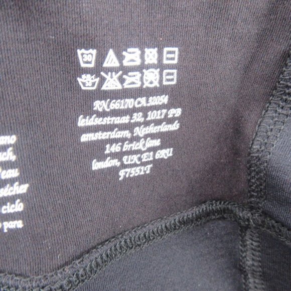 Free People Movement Good Karma Logo Sports Bra Top Women's Size M/L Black NEW - Picture 7 of 9